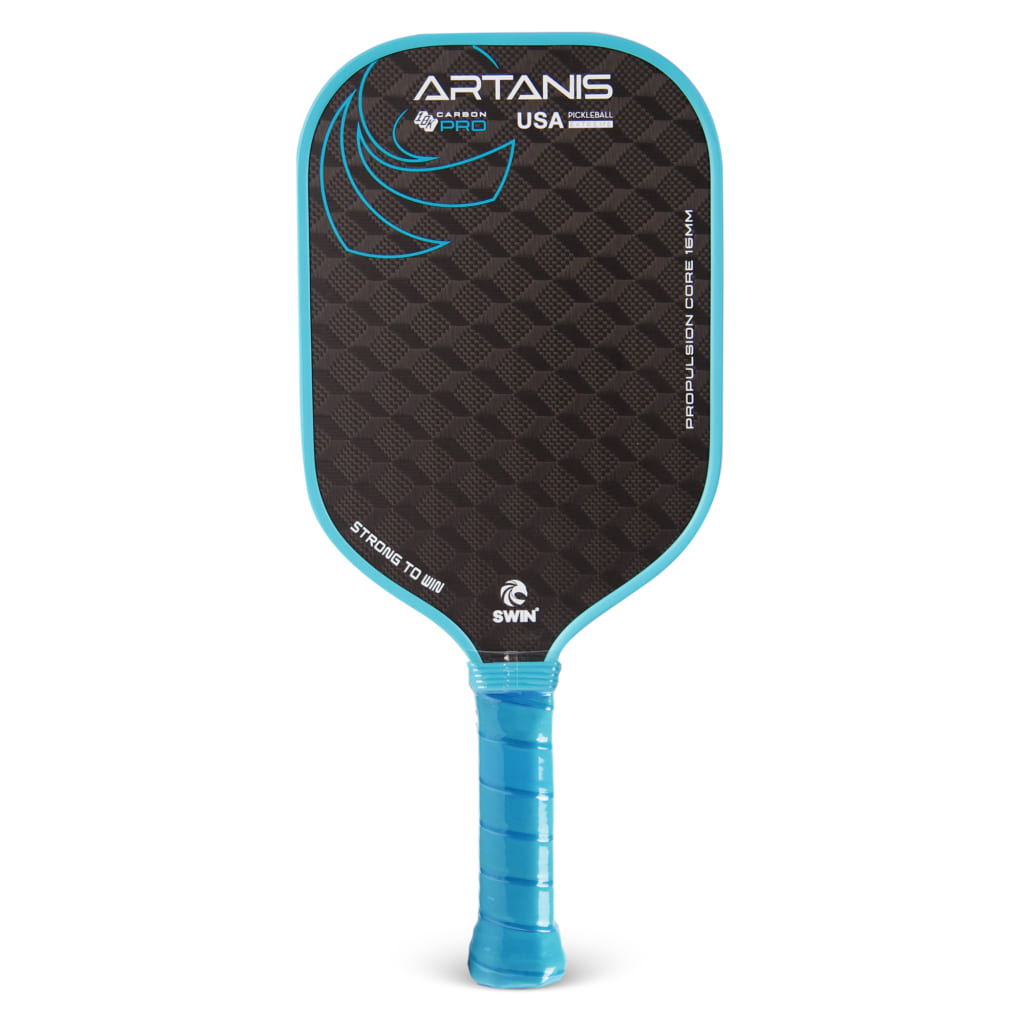 Swin Racket Vợt Pickleball Swin Artanis Carbon Pro 16mm – Mặt Carbon 18K