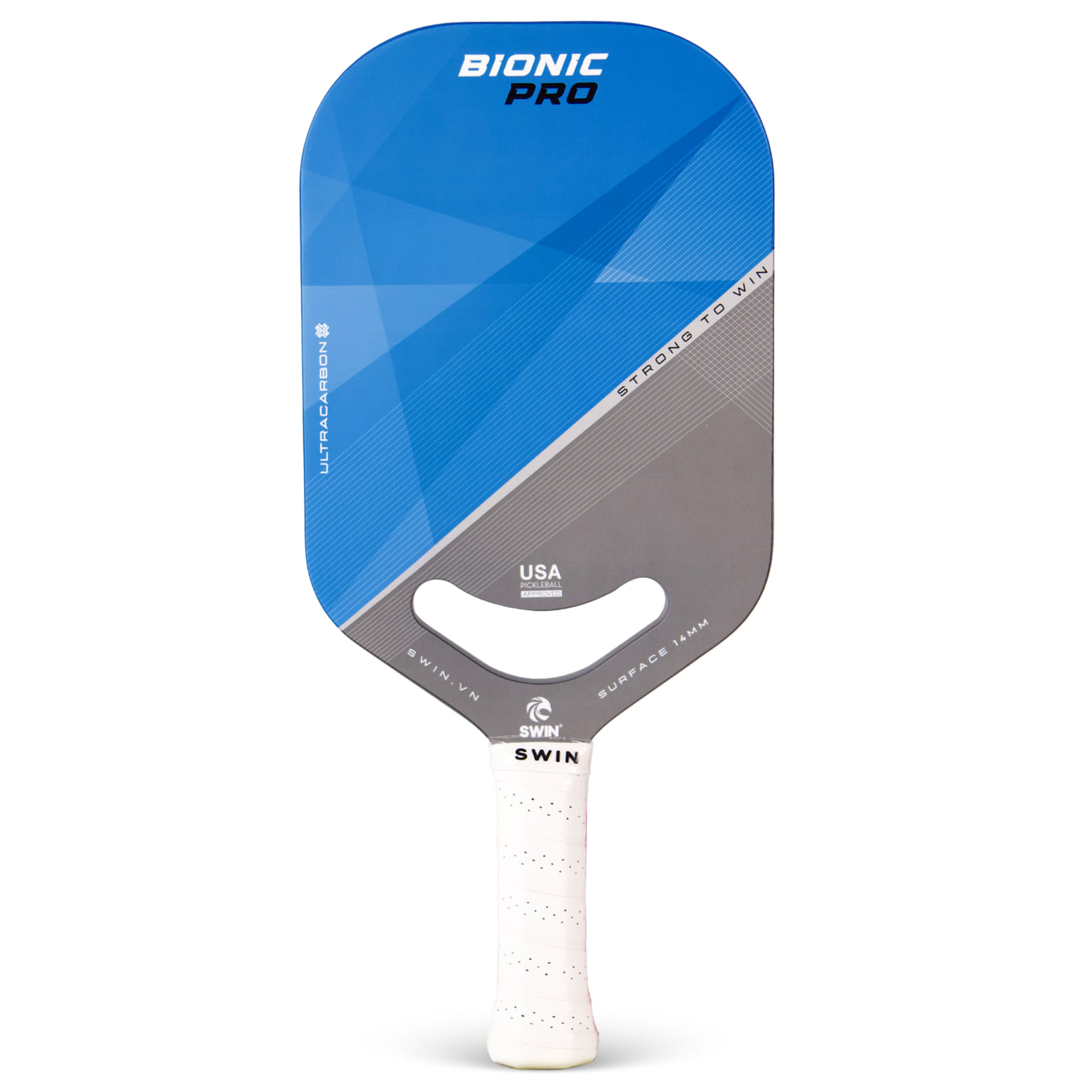 Swin Racket Vợt Pickleball Swin Bionic UltraCarbon Xanh Nước Biển – Cao Cấp