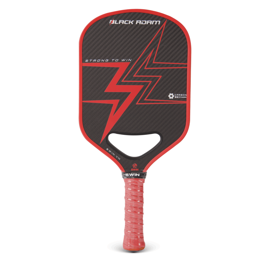 Swin Racket Vợt Pickleball Swin Black Adam Carbon 3K Đen Đỏ – Giá Tốt