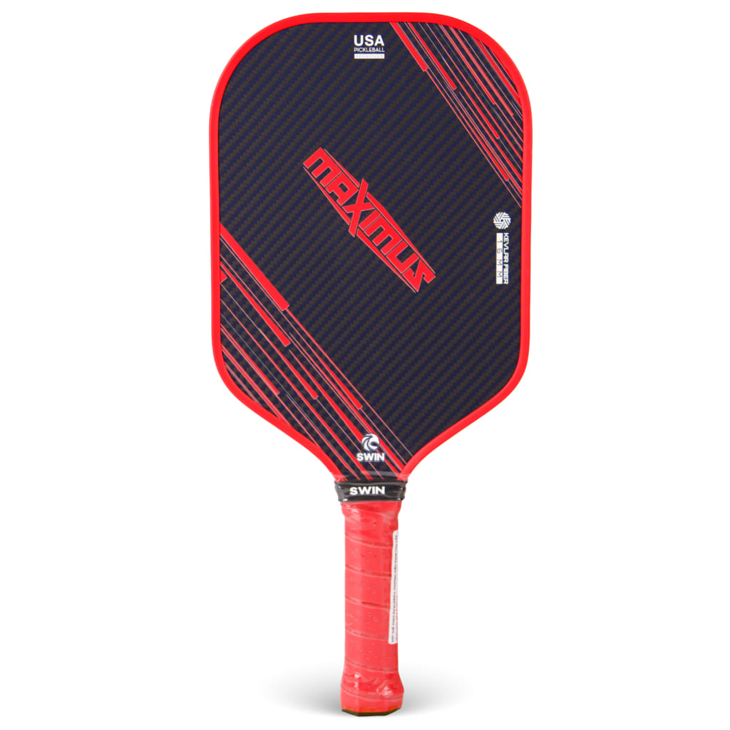 Swin Racket Vợt Pickleball Swin Maximus Carbon Kevlar Đen-Đỏ – Giá Ưu Đãi