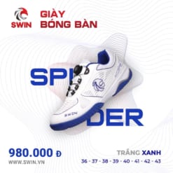GIÀY THỂ THAO SWIN SPIDER (TRẮNG XANH)