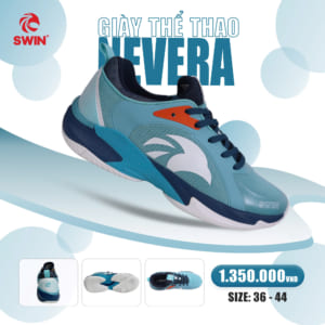 Giày pickleball Swin Nevera xanh