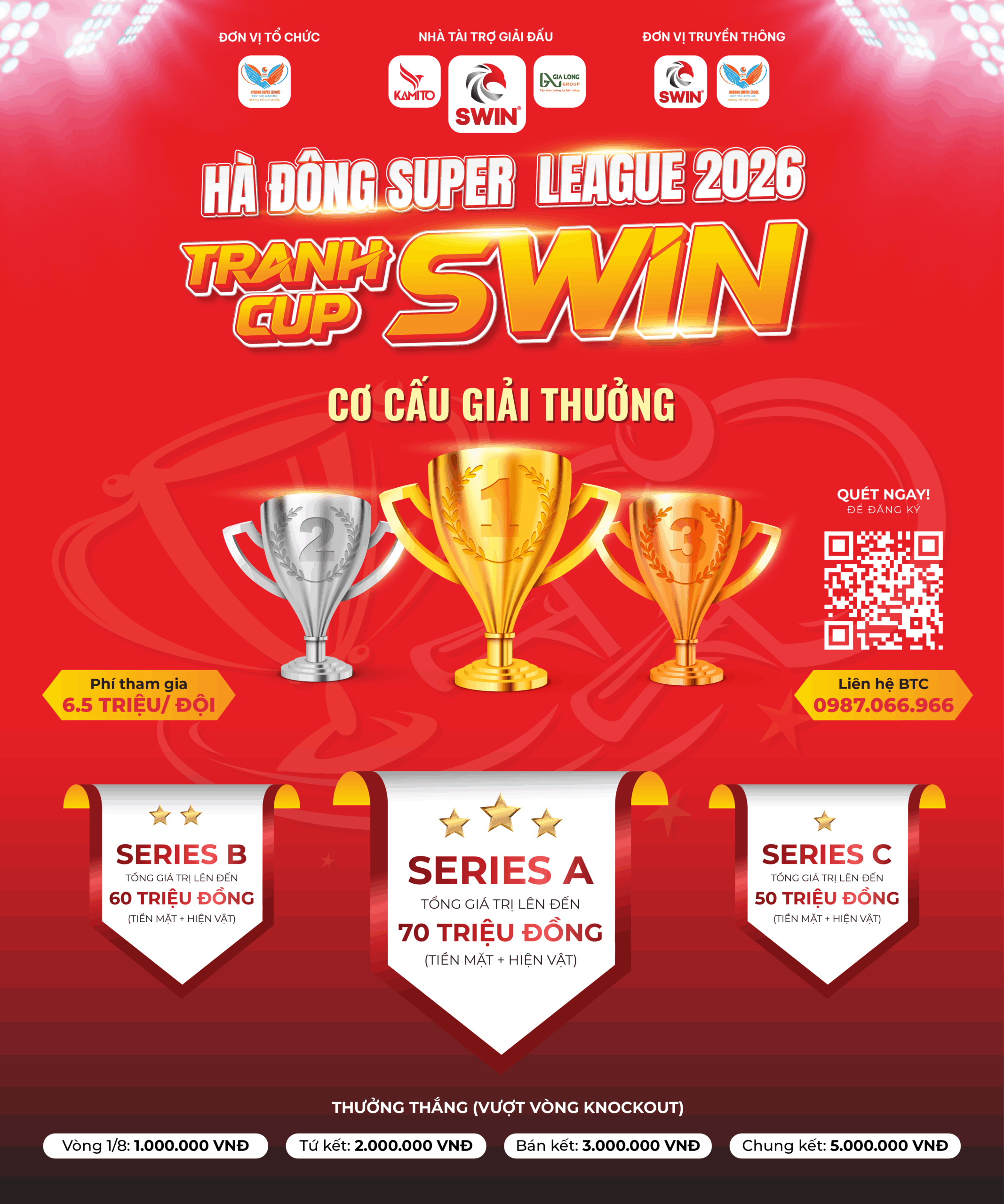 Cơ cấu giải Hà Đông Super League 2026